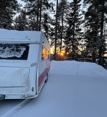 Stellplatz auf dem Skellefteå Camping