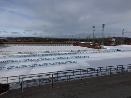 Schießplatz in der Arena Östersund