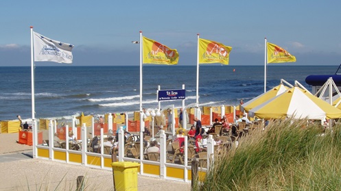 Nordseeblick bei Sonne