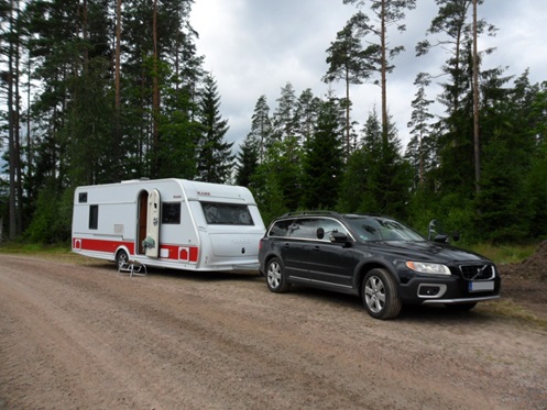 2014 Bis nach Mittelschweden mit dem Wohnwagen